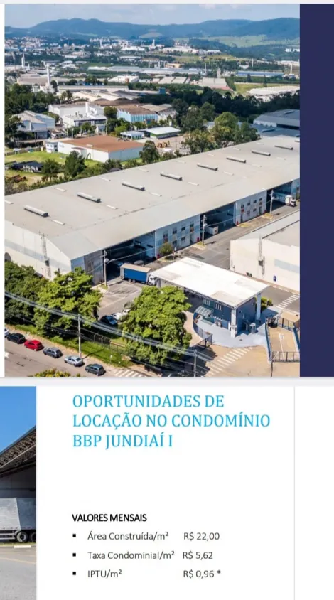 imagem 3 - GALPÃO INDUSTRIAL PARA LOCAÇÃO - LOCALIZADO NO DISTRITO INDUSTRIAL - CIDADE DE JUNDIAÍ-SP imagem 3 - GALPÃO INDUSTRIAL PARA LOCAÇÃO - LOCALIZADO NO DISTRITO INDUSTRIAL - CIDADE DE JUNDIAÍ-SP